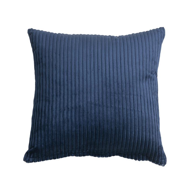Boho Gestreifte Kunstfell Kissenbezug Weicher Plüsch Quadratischer Kissenbezug für Wohnzimmer Sofa Couch Heimdekoration