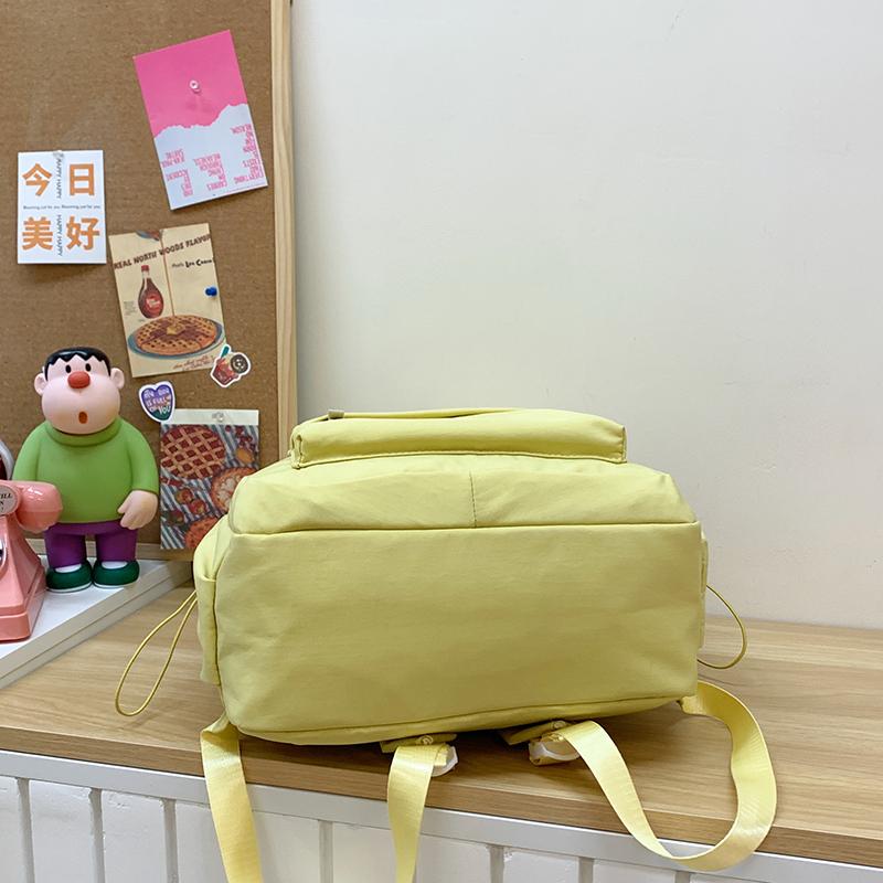 College Style Backpack Junior High School Student Schoolbag Women's Lightweight Travel Backpack