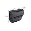Organisateur de siège - AIMOONSA - Universel - Cuir PU noir - Compatible 0,4–1,6 pouces - Poche console