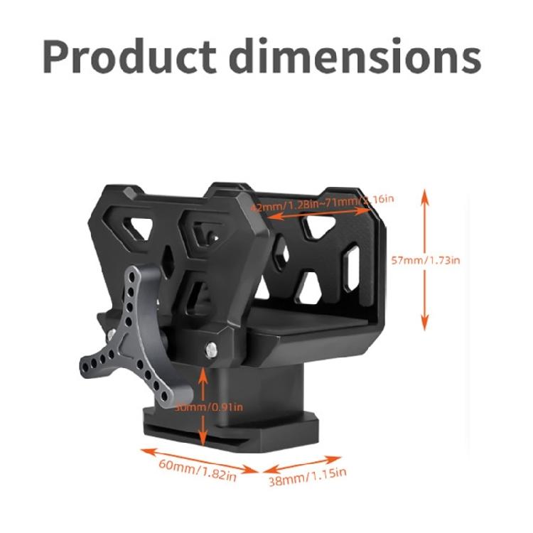 Hunting Tripod Head Clamp Wide Bipod Clamp Stand Display Cradles Holder Rifles Clamp Rest Saddles Outdoor Shoots