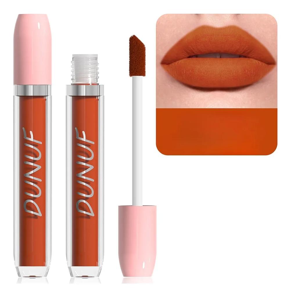 Dunuf Waterproof Matte Lip Gloss Does Not Transfer
