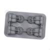 Silicone Chilled Cube Tray Portable DIY Making Tool for Tea Drink Juice black