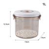 Food Storage Box ABS One-Handed Operation Transparent