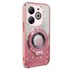Compatible with Transsion HOT40 Electroplated Glitter Phone Case, SPARK GO 2026 Stand, NOTE30 Shockproof Protective Case