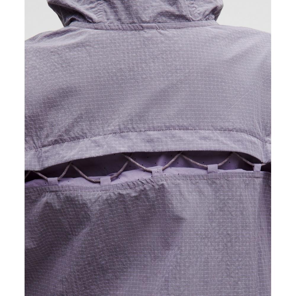 Lululemon Cinch Back Half Zip Hiking Pullover Dusky Lavender