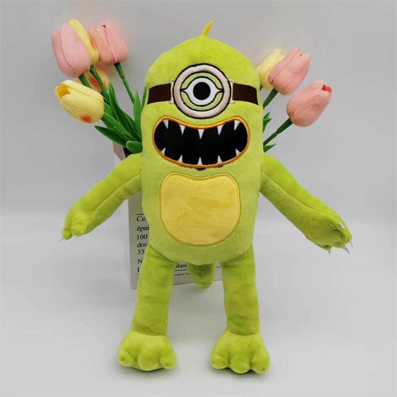 Joyville Plush Toy Horror Game Wooly Bully Bouncy Dino Kitty Bully Girl Evil Monster Stuffed Animal Soft Doll Fans Birthday Gift