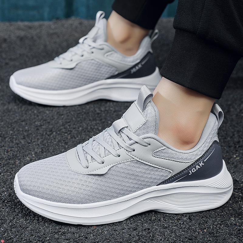 Men'S Sports Shoes  Running Shoes Breathable Mesh Lightweight Anti Slip Comfortable Outdoor Walking Shoes 39-48