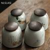 Traditional Ru Kiln Ceramics Tea Caddy Tieguanyin Containers Travel Tea Bag Sealed Tea Jar Coffee Storage Tank Spice Organizer