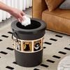 Trash Can Without Lid Paper Basket Minimalist Versatile Elegant Wastebasket Waste Bin for Indoor