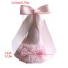 Återanvändbar Födelsedagshatt för Flickor Snygg Nonwoven Rosa Dekoration Koniska Mössor Tillbehör För FestivalEvent