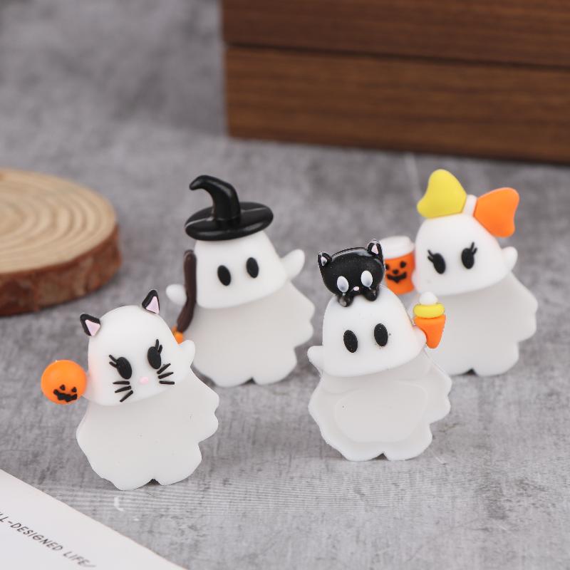 1/6Pcs Mystery Phone Buddy Cute Halloween Phones Decorations Mini Figure Design Figurine Fun Desk Accessory For All Phones