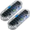 Solar Strobe Light Small LED Tail Lights for Warning Waterproof Flashing Lights Vehicle Strobe Lights Safety Light for Cargo