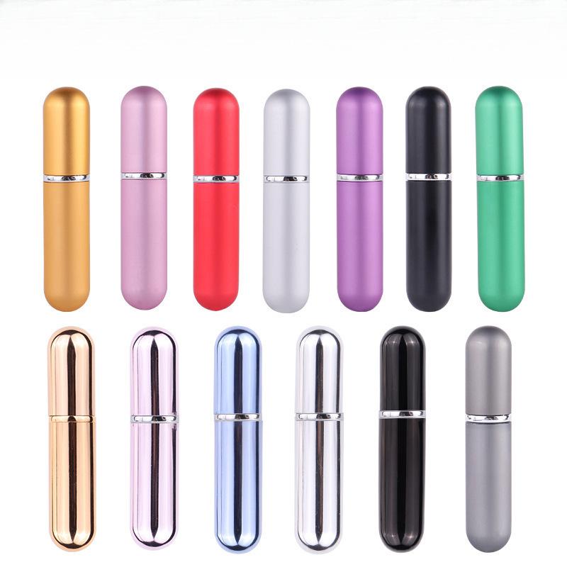 5ml Round Head Aluminum Mini Perfume Decanter - Portable Spray Bottle