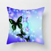 Butterfly Cushion Cover Sofa Chair Animal Flower Pillow Cover Home Decor Painted Pillow Cover