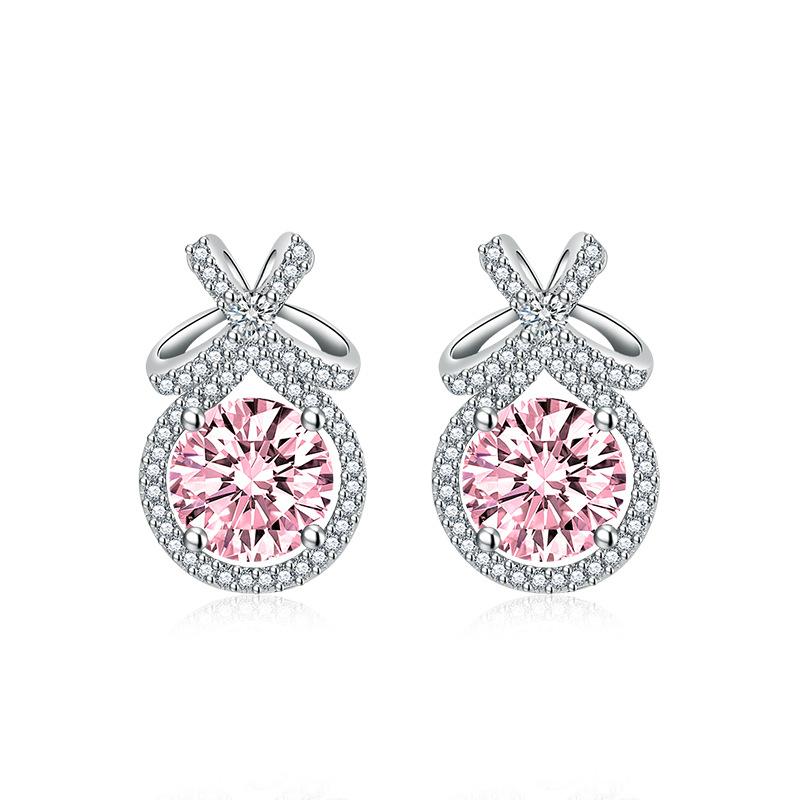 Lindon Kupferlegierung Zirkon Ohrringe Tropfen Ohrringe für Frauen Hochzeit Party Geschenke