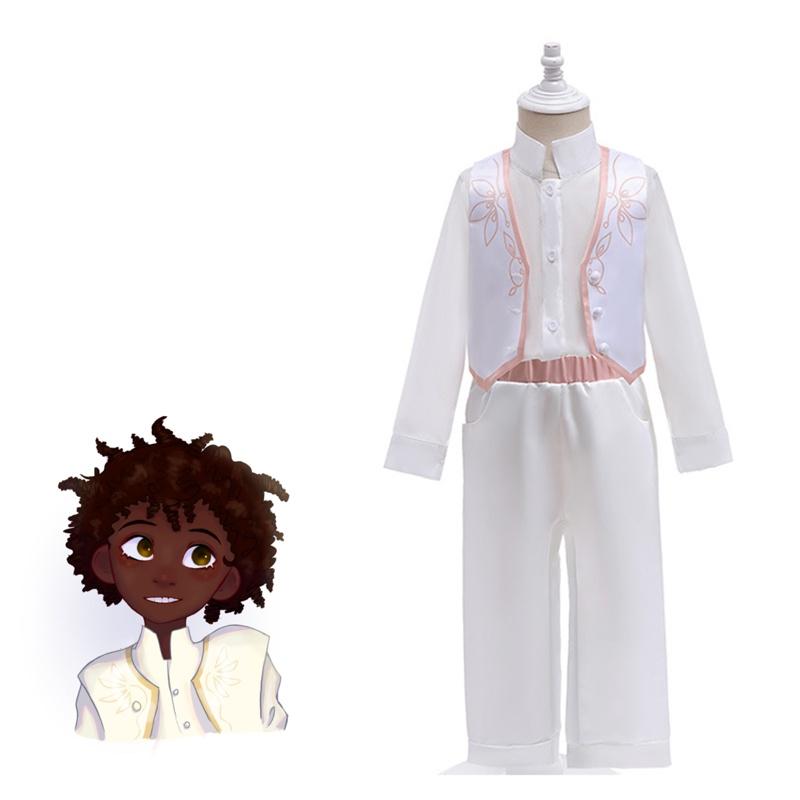 Encanto Kids Antonio Three Piece Set Cosplay Costume Shirt Suit Halloween