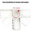 Punch-free Corner Storage Rack Bathroom Wall Hanging Rotating Rack Flat-angle Triangular Dual Use Rack