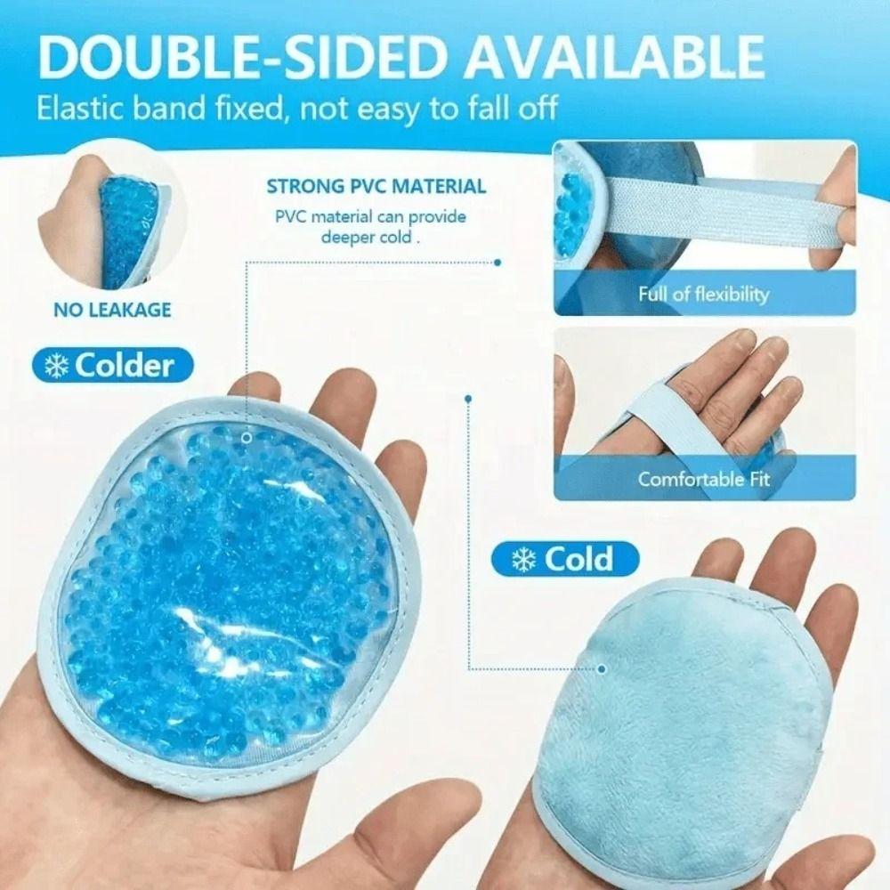 Gel Bead Cold Pack Reusable Ice Bag Flexible Gel Ice Packs Hands Use