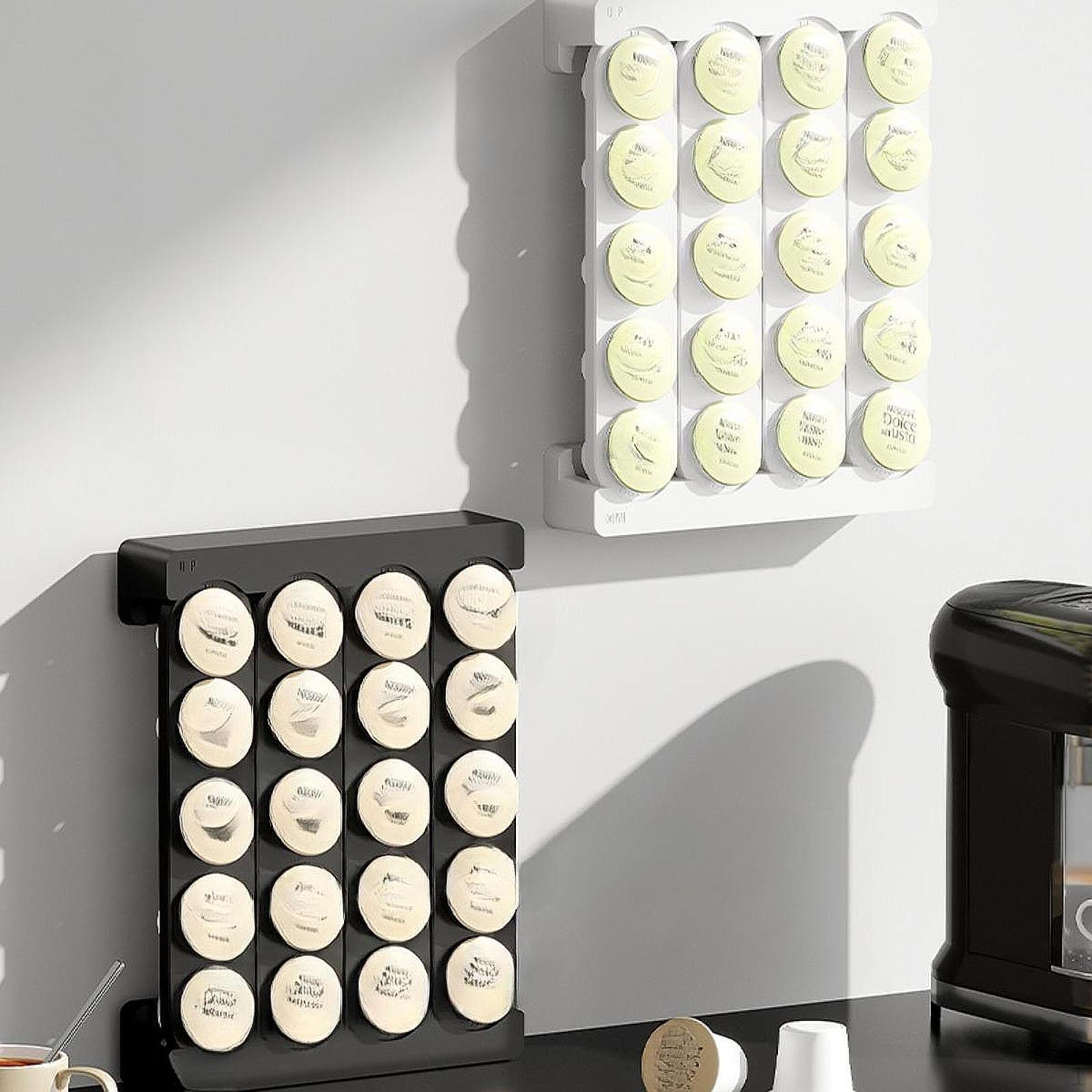 

Держатель для кофейных капсул, органайзер, стойка-витрина для прилавков отелей чёрный