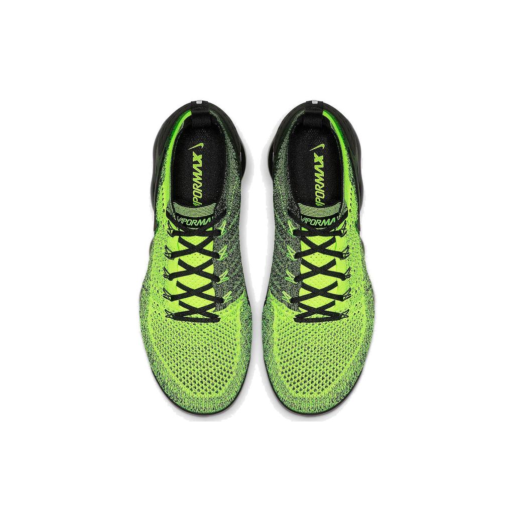 New Nike Air VaporMax Flyknit 2 Volt Black 942842-701