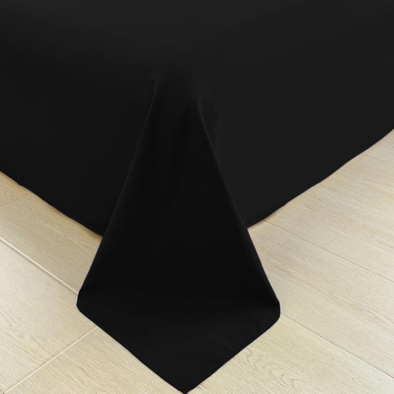 100% Katoen Dik Effen Plat Laken Hoge Kwaliteit Beddengoed Grote Maat 250x270cm 120cmX230cm