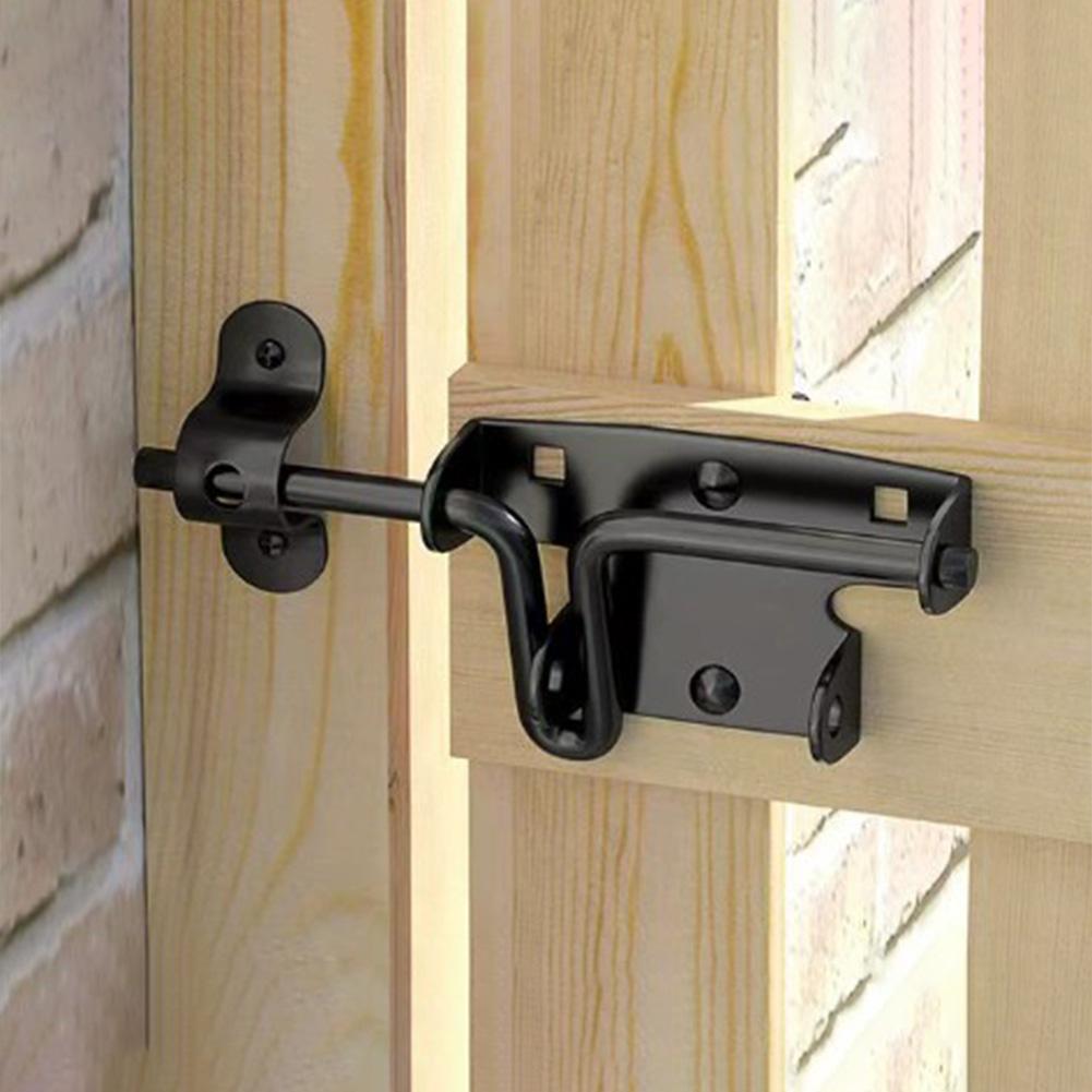 Fence Garden Gate Lock Latch for Wooden Door Heavy Duty Sliding Shed Lock with Easy Installation and Secure Fit