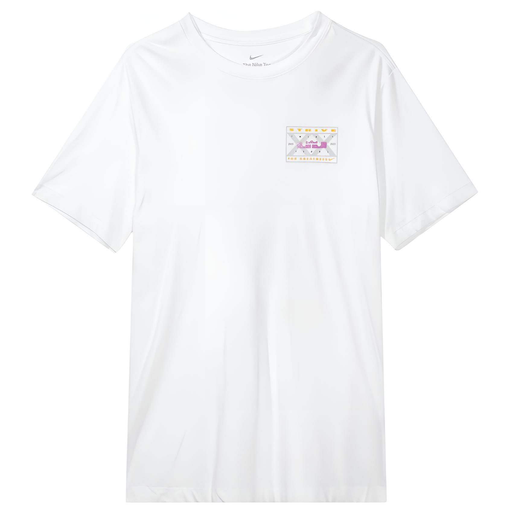 Nike Lebron James DRY-FIT T-shirt White Men s FD0073-100 XL