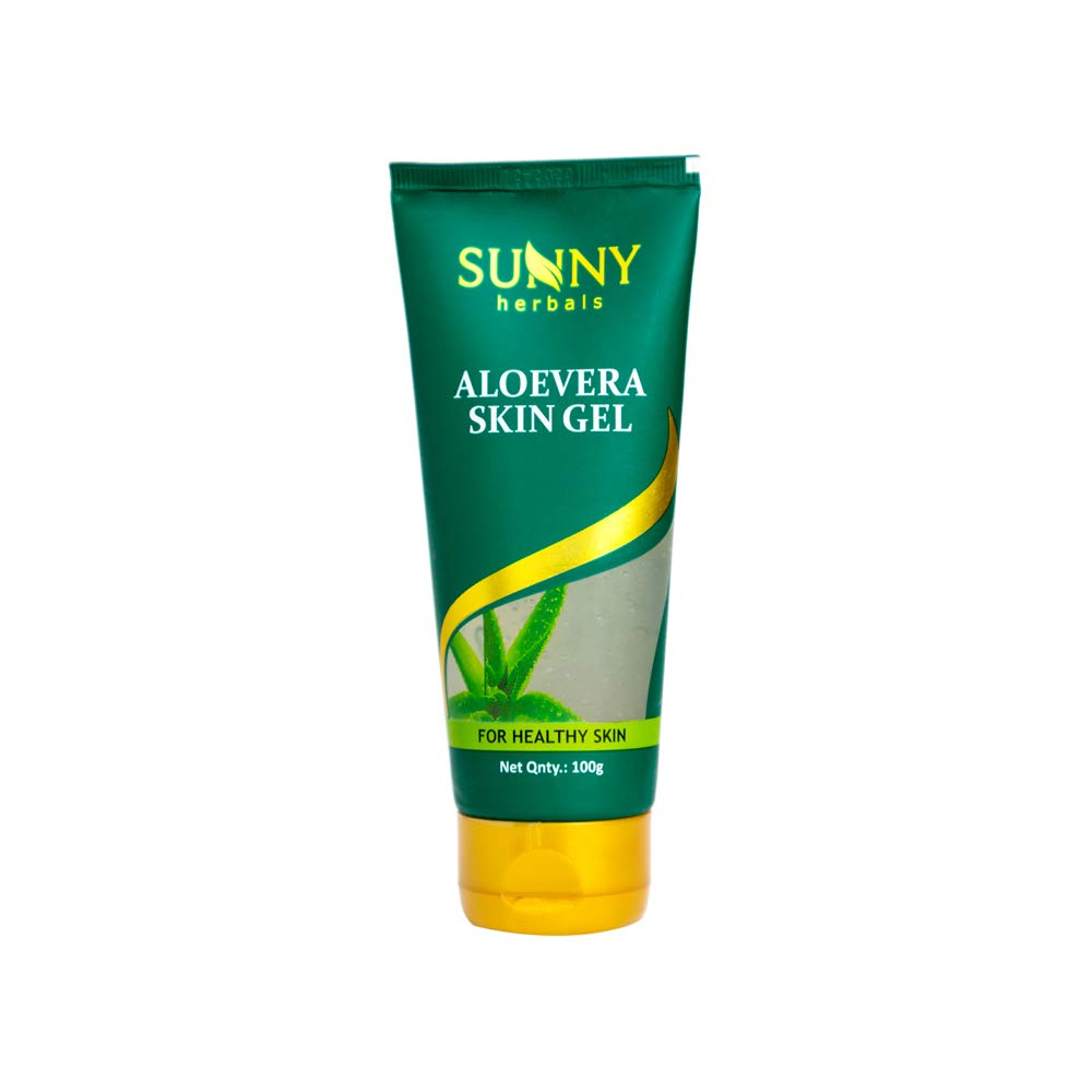 Sunny Herbals Aloe Feuchtigkeitsgel Feuchtigkeit Schnell Einziehend Make-up Freundlich Für Trockene Empfindliche Haut 100 gX Packung mit 2