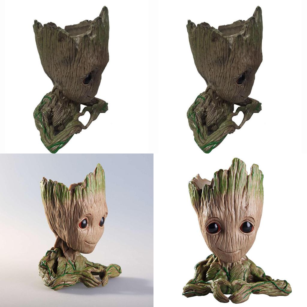 Guardians Of The Galaxy Groot Flowerpot Pen Pot Pencil Vase Tree Man Gift Figure
