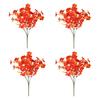 2/3/4/5/6/12Pcs Fall Artificial Flower 7 Fork UV Resistant Fake Flower Home Wedding Party Table Centerpiece Indoor Outdoor Faux Bloom Decoration