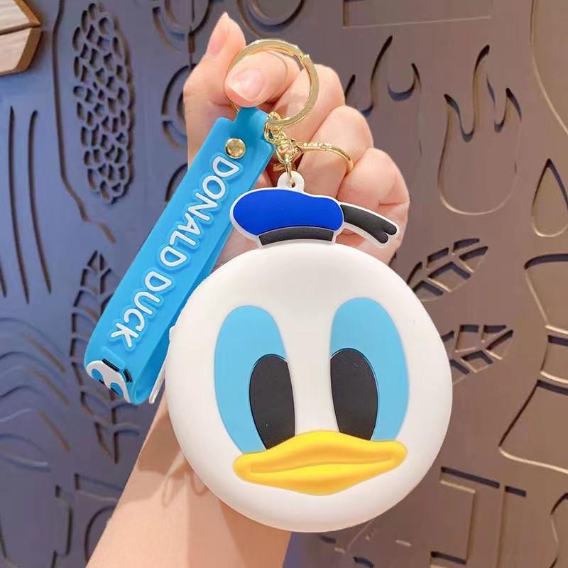 Cartoon Animal Silicone Keychain Bag - Kids' Coin Purse & Toy Pendant