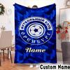 Custom Name FC Orenburg Emblem Throws Blanket Flannel Blankets for Couch Bed Gifts for Men Women Picnic Blanket Christmas Fan Gifts