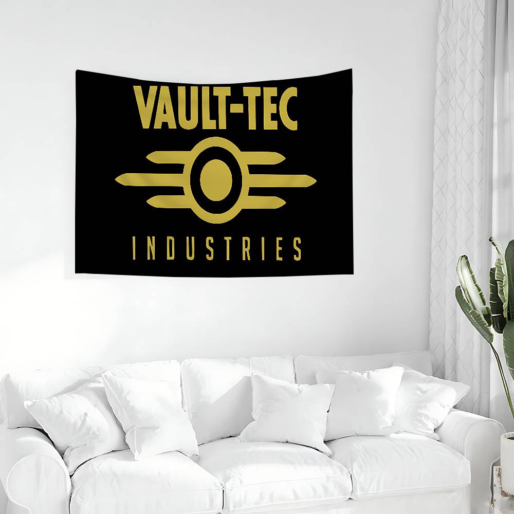Games Vault Tec Logo Flags Room Decor Outdoor Decors Personalized Items Flags For Bedrooms Home Funny