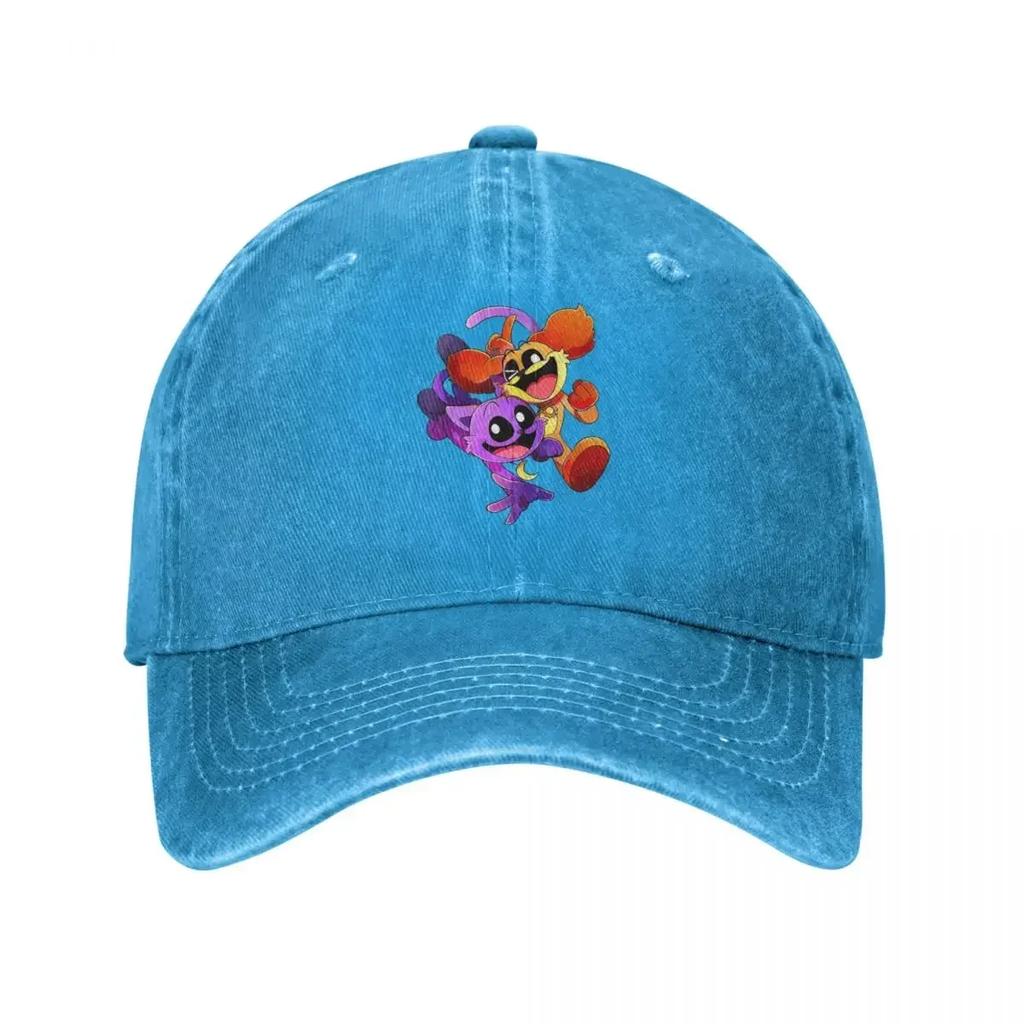 Baseball Caps Vintage Angry Catnap And Dogday Outfit Unisex Retro Distressed Denim Sun Cap Soft