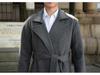 Men's Plus Size Cashmere Business Casual Double-Faced Long Wool Trench Coat