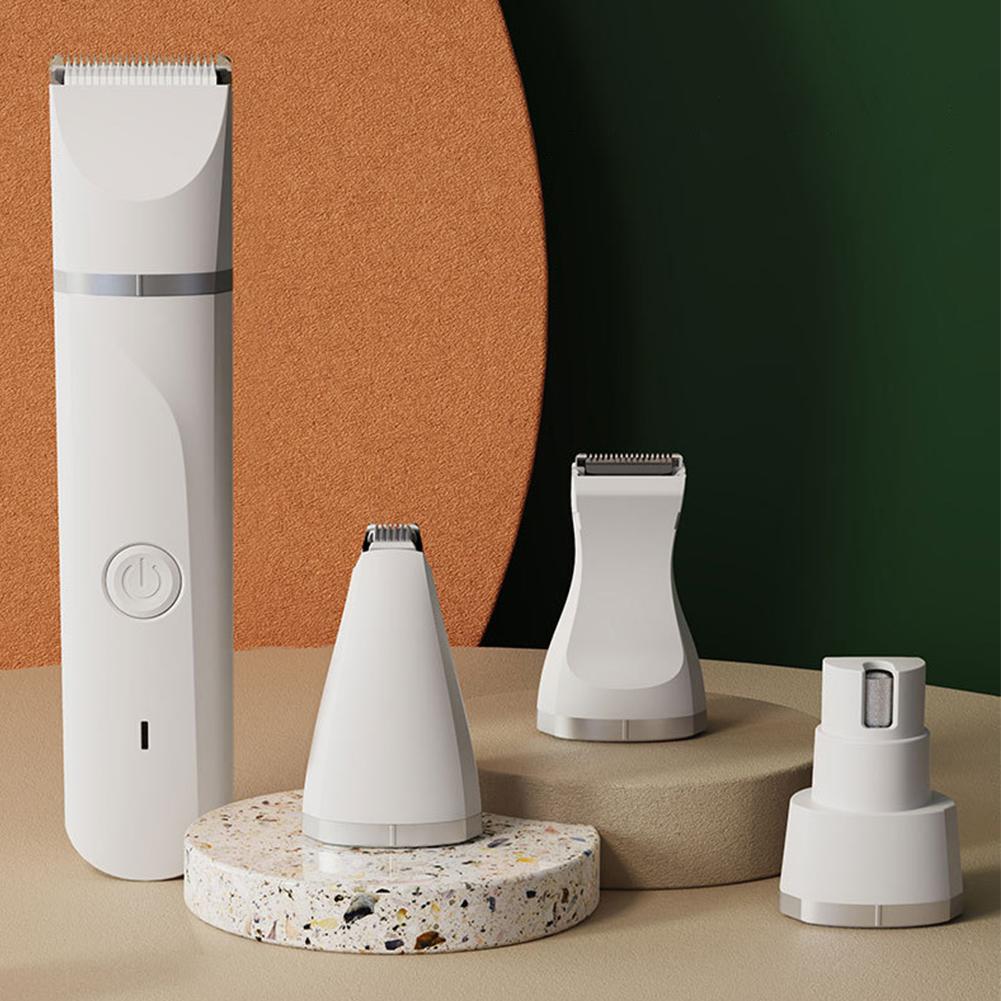 

Dog Grooming Kit 4 in 1 Multifunctional Nail Grinder Nail Trimmer Pet Hair Trimmer for Paw Nail Face Ears Legs Body China Mainland