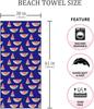 Beach Towel Microfiber Beach Towels Oversized Large Quick Dry Soft Sand Free Cute Watermelon Design Beach Towels for Kids Women