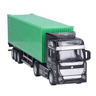 Container Truck Model 1:48 Vivid Exquisite Beautiful Decorative Toy Ornament for   3 Years Old