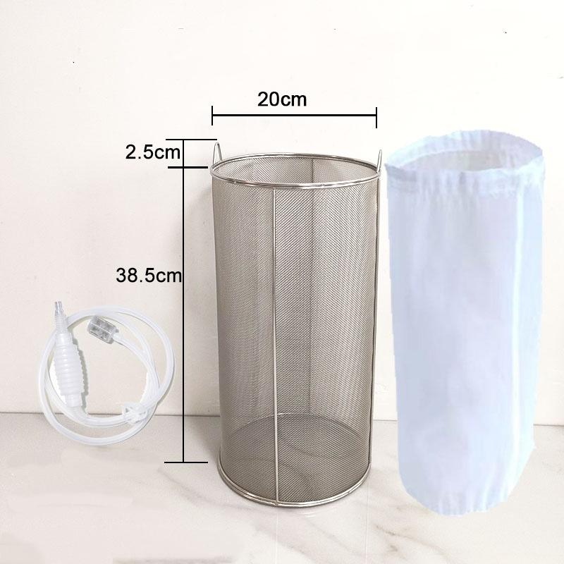Round Mesh Basket 1mm Hole Rice Wine Beer Bier Filter Voor Zelfgemaakte Brew Koffie Coffee Droog Hopper Brew Fine Mesh Coland