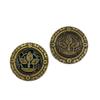 Earth Element Gold Metal Coin 1 Piece