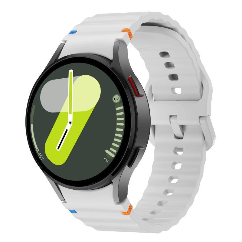 Original Silicone Strap for Samsung Galaxy Watch 7 44mm 40mm FE belt Bracelet Galaxy Watch 4 6 Classic 5 pro band 43mm 47mm 45mm