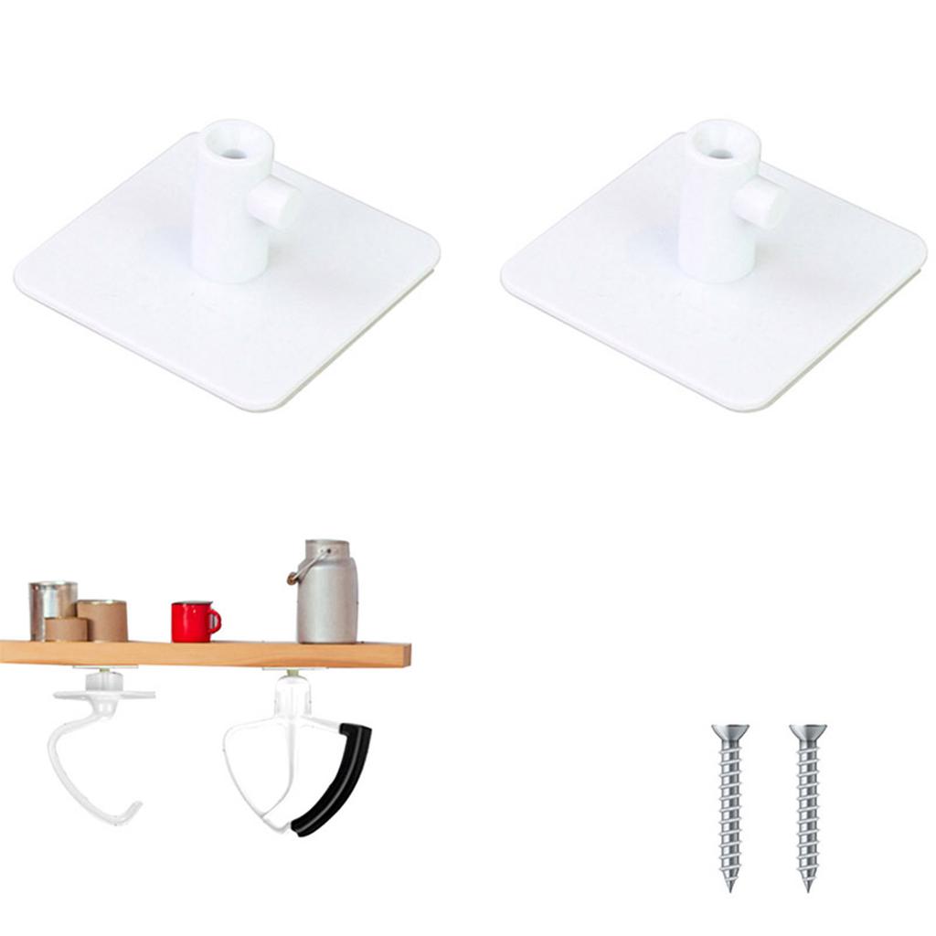4 Stück Standmixer Zubehörhalter Küchenmixer Zubehör Aufhänger Unter Schrank Teighaken Aufbewahrung für Standmixer