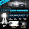 2 Pcs H7 Led Headlight Bulb Car Front Fog Lamp High And Low Beam Conversion Kit 6000k 110w Ultra White