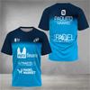 Pánské trendy padelové tričko Element s potiskem Vzor Ultra tenké Krátký rukáv Pánská móda Tenis Prodyšné Boutique Fitness Top