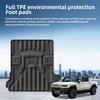 LUCKEASY for GMC Hummer EV 2025-2025 Car Trunk Mat Accessories Cargo Liner Protective Pad TPE Front Rear Trunk Pad