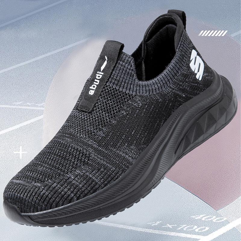 

Мужские повседневные спортивные туфли Four Seasons большого размера — легкие, дышащие, нескользящие, с мягкой подошвой, износостойкие, универсальные. Size 39 чёрный