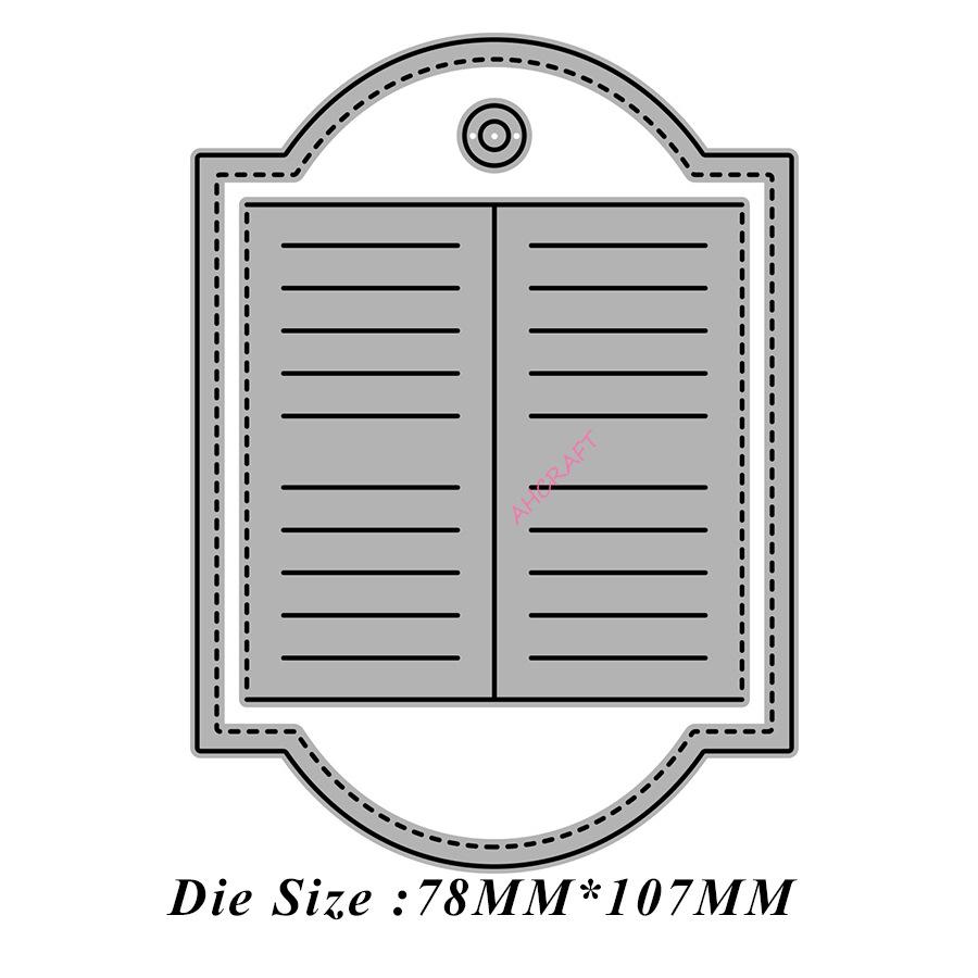 

6479 Металлическая штамповочная форма из углеродистой стали для DIY оконной рамы, Июнь 2024 78*107mm, 20g per set