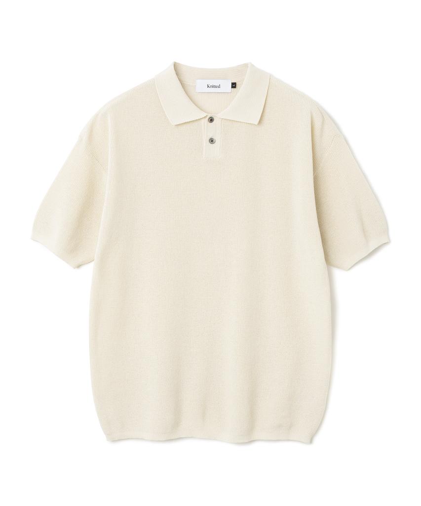 KNITTED Coolever Pk Short Sleeve Knit Tee Ivory