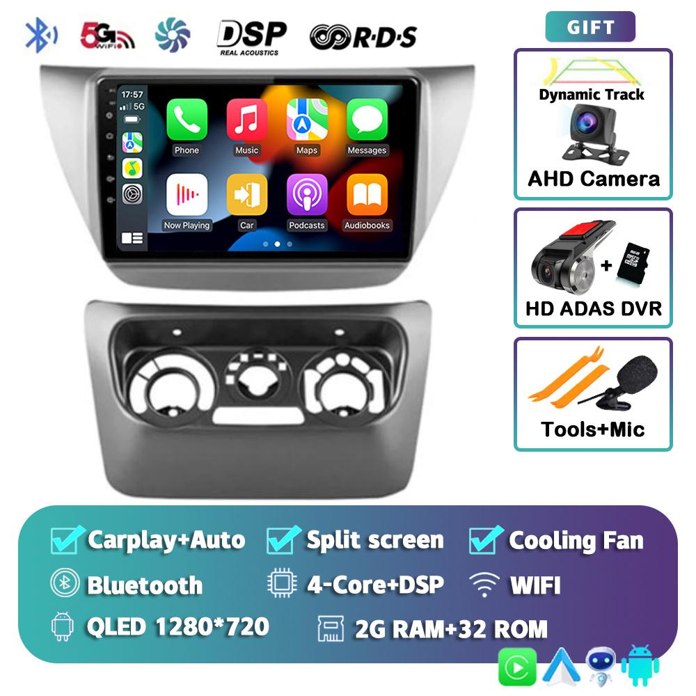 Android 14 Carplay Car Radio For Mitsubishi Lancer 9 CS 2000-2010 Multimedia Video Player Navigation Stereo 2Din 2 Din Head Unit