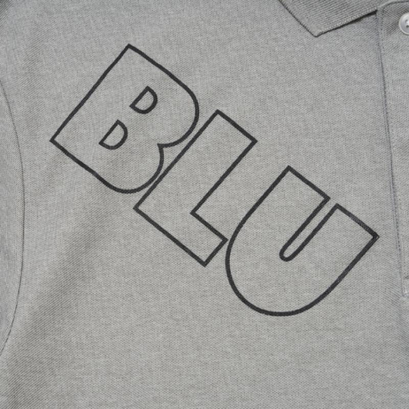 Blu Dot Dry Touch Pique Tshirt Plus Gy